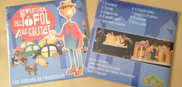 Sorteig del mes de març: CD amb les cançons de l'espectacle 'L'aventura del Tòfol a la ciutat'