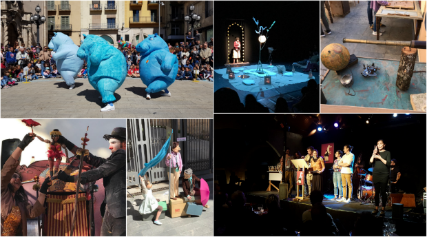 ALBUM DE LA FIRA DE TITELLES / El diumenge va acabar amb Zero en Conducta i El Patio Teatro com a grans triomfadores