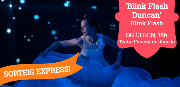 SORTEIG EXPRESS FET/ Pack familiar de 4 entrades per veure ‘Blink Flash Duncan’ de Blink Flash a Juneda