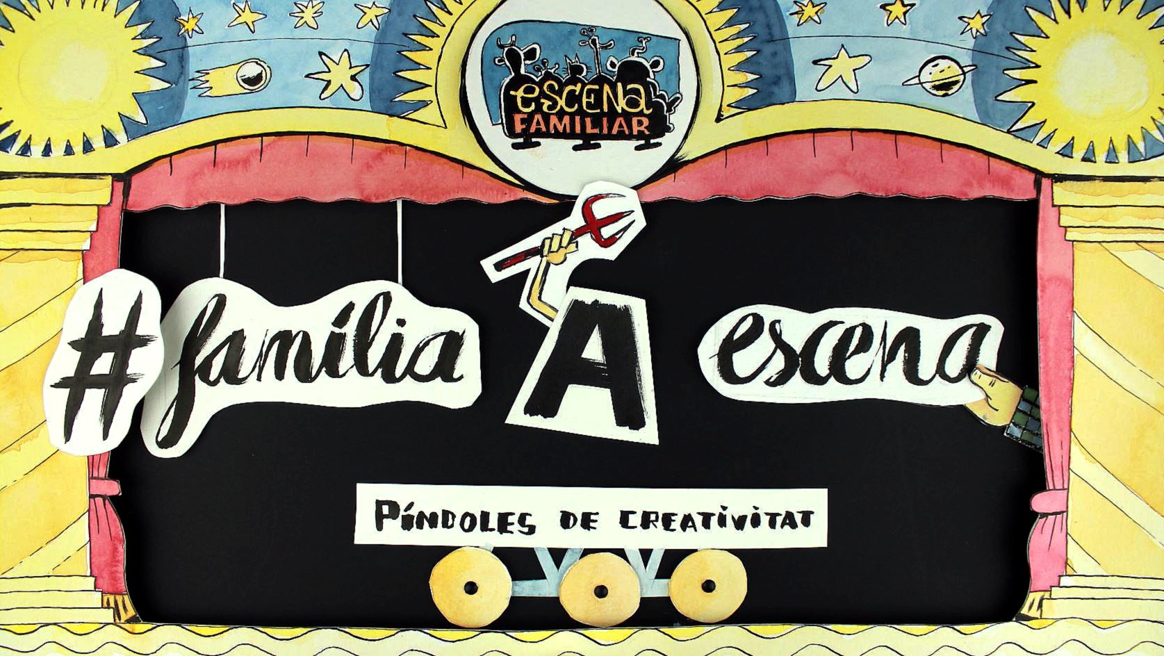 Escena Familiar premia la creativitat dels infants amb l'acció #familiaAescena