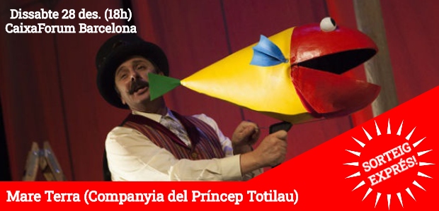 SORTEIG EXPRÉS (FET) / 1 pack familiar de 4 entrades per veure ‘Mare Terra’ al CaixaForum de Barcelona