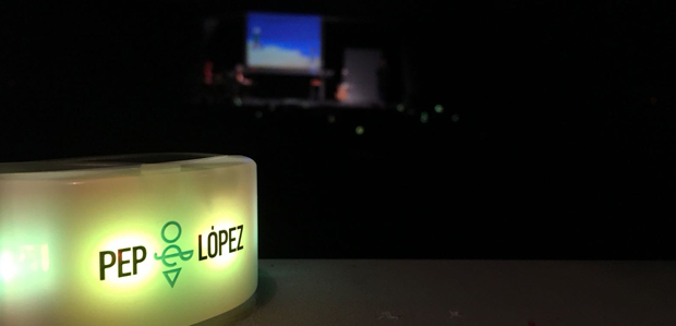 REPORTATGE – Pep López estrena un nou sistema d’interacció digital amb el públic