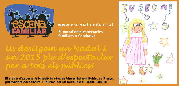 Vinyet Ballarin Rubio guanya el concurs de dibuix per il·lustrar la felicitació de Nadal