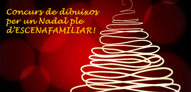 Vols dibuixar la felicitació de Nadal d'EscenaFamiliar?
